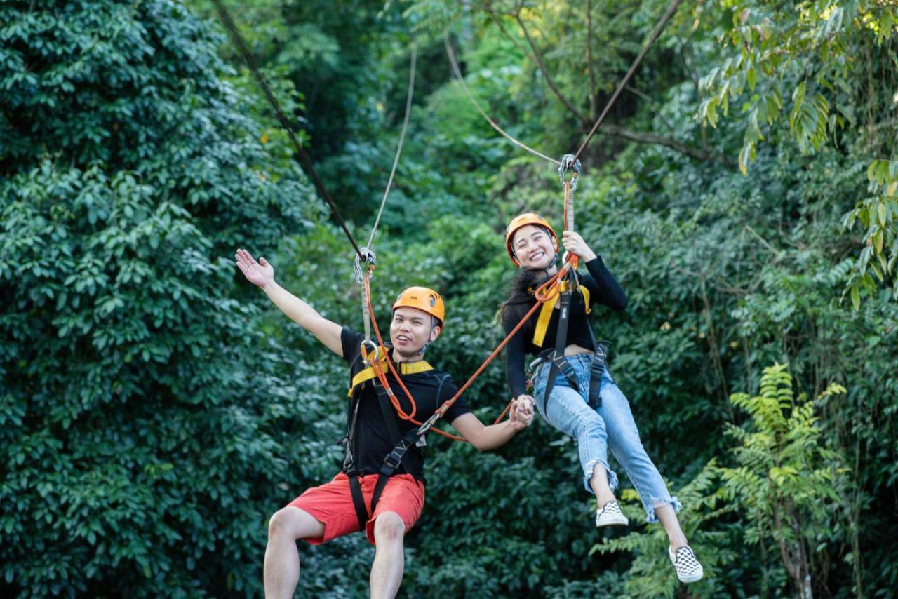 Luxury Camp@Green Jungle Park Vila Luang Prabang Exterior foto